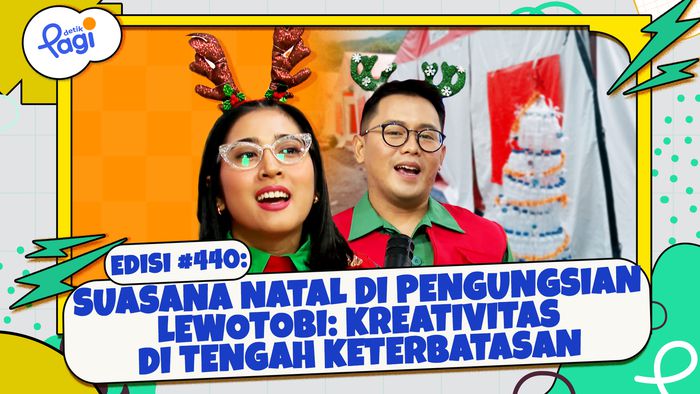  Suasana Natal di Pengungsian Lewotobi: Kreativitas di Tengah Keterbatasan