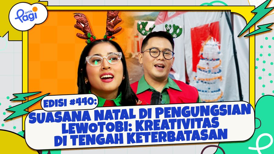  Suasana Natal di Pengungsian Lewotobi: Kreativitas di Tengah Keterbatasan
