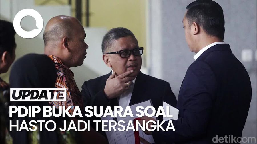 Video PDIP soal Hasto Jadi Tersangka KPK: Kami Menyayangkan Politisasi Hukum