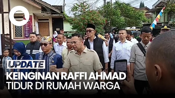 Video: Cerita Raffi Ahmad Ingin Tidur di Rumah Warga Tiru Mendes PDT Yandri