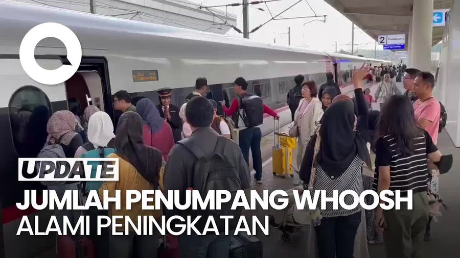 Video: Jumlah Penumpang Whoosh Naik 20% di Libur Nataru, 120 Ribu Tiket Terjual