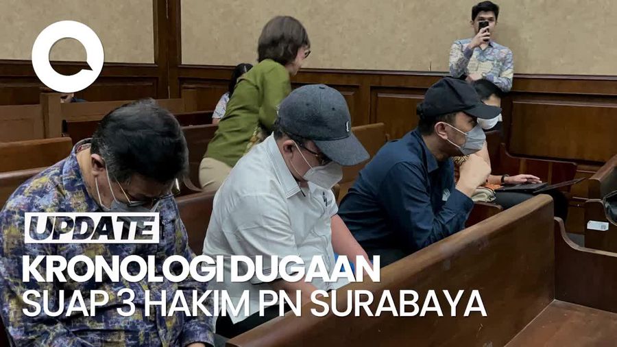 Video: Kronologi 3 Hakim Pemvonis Bebas Ronald Tannur Diduga Terima Suap