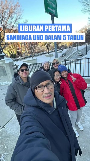 Video: Momen Liburan Sandiaga di AS Setelah Tak Lagi Jadi Menparekraf