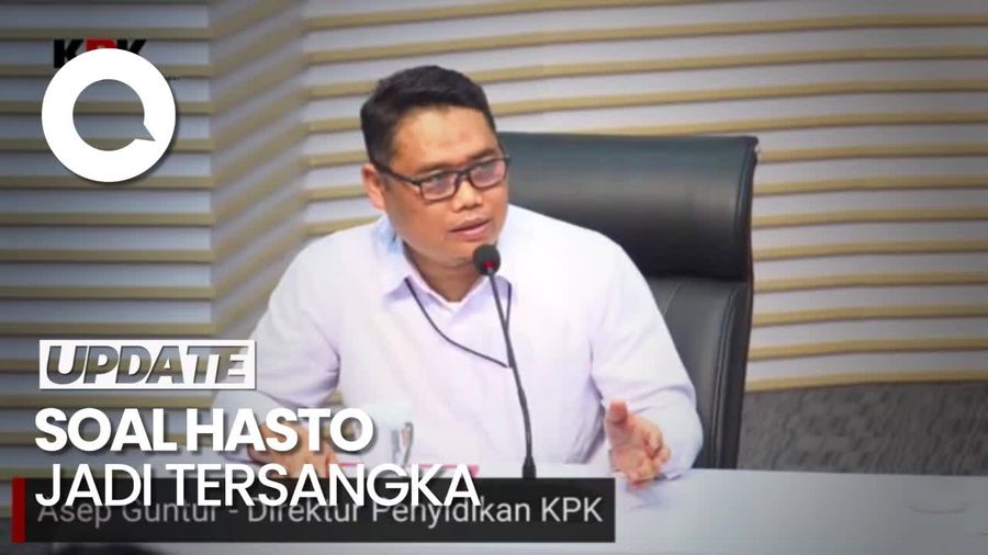 Video: Hasto Resmi Jadi Tersangka KPK, Kapan Ditahan?