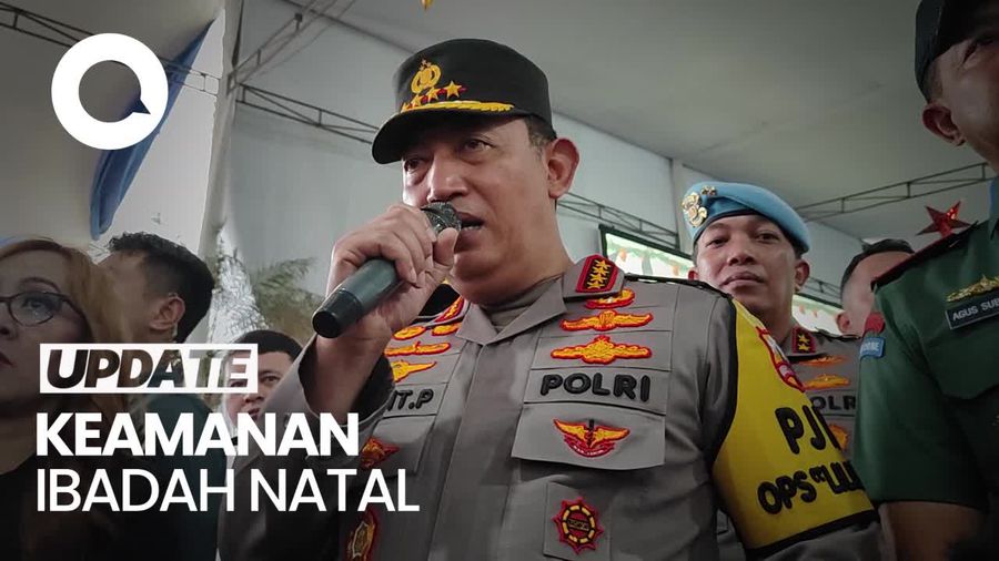 Video: Kapolri Pastikan Ibadah Natal Aman dan Khidmat