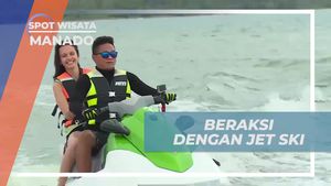 Aksi Jet Ski Seru di Manado