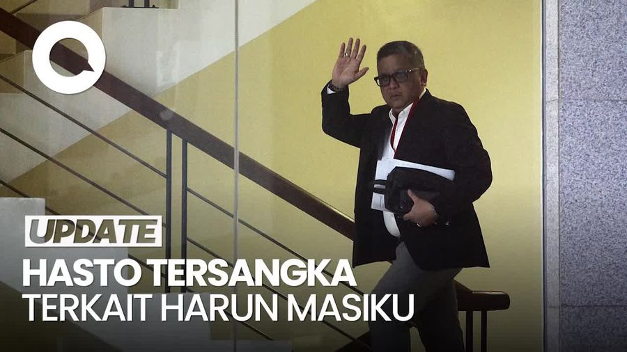 Video: Hasto Tersangka Terkait Harun Masiku, Ini Pasal yang Menjeratnya