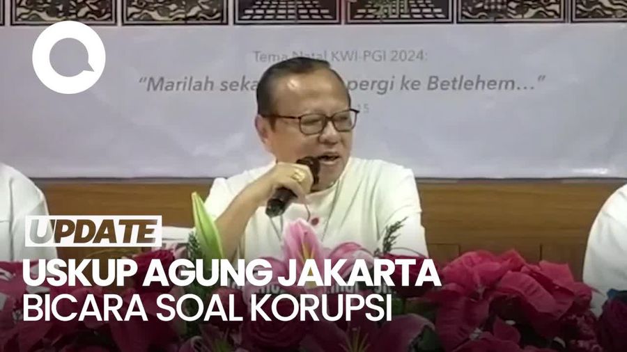 Video Uskup Agung Jakarta: Akhir-akhir Ini Korupsi Dijadikan Alat Menjegal Orang