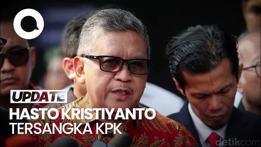  Video: Hasto Kristiyanto Tersangka KPK, PDIP-Gerindra Buka Suara