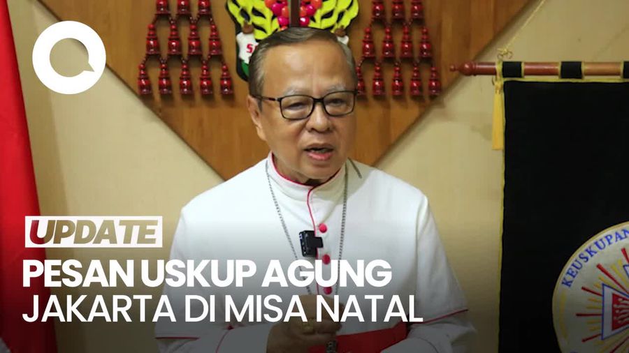 Video: Sederet Pesan Uskup Agung Jakarta di Misa Natal 2024