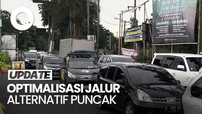 Video: Antisipasi Macet, Jalur Alternatif Puncak Bakal Dioptimalkan
