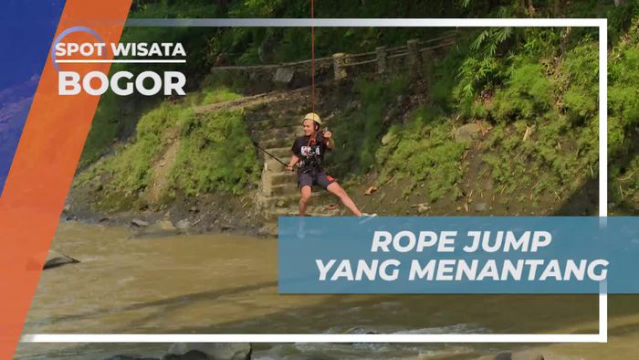 Sensasi Luar Biasa Rope Jumping dari Ketinggian di Bogor