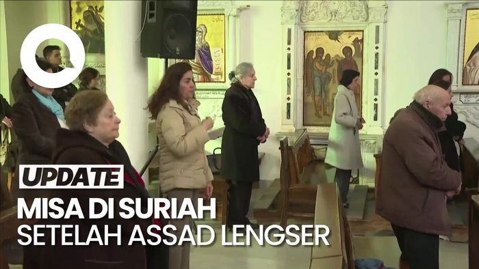 Video: Misa Pertama di Suriah Setelah Lengsernya Bashar Assad