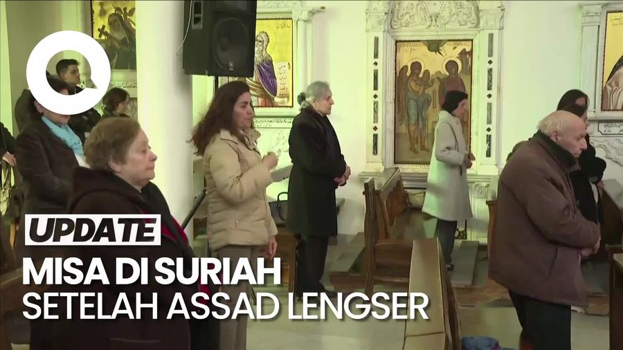 Video: Misa Pertama di Suriah Setelah Lengsernya Bashar Assad