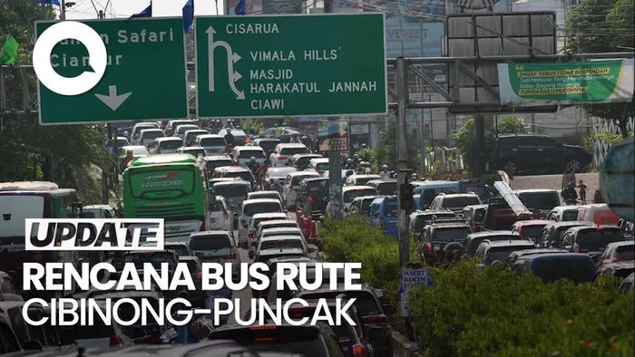 Video: Februari, Kemenhub Bakal Siapkan Bus Angkut Wisatawan ke Puncak