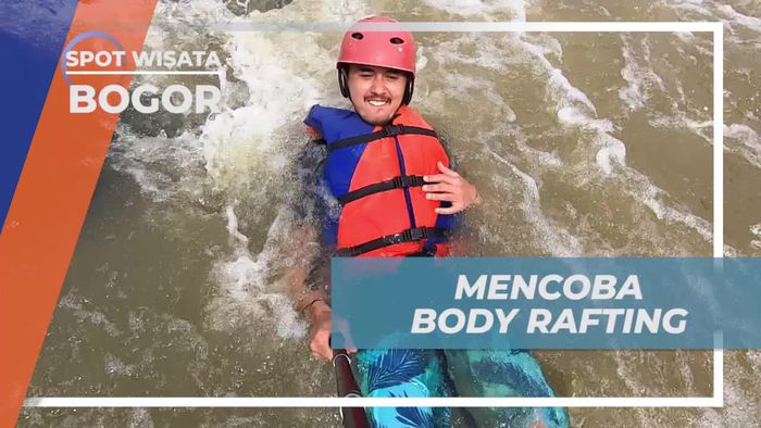 Tantangan Ekstrem Body Rafting di Sungai Cianten Bogor