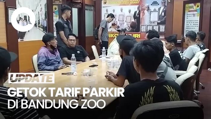Video Terduga Pelaku Getok Tarif Parkir di Bandung Zoo Kena OTT
