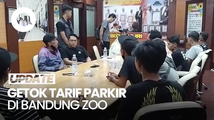 Video Terduga Pelaku Getok Tarif Parkir di Bandung Zoo Kena OTT