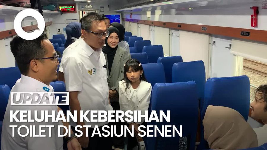 Video: Wamen BUMN Tinjau Stasiun Senen, Dengar Keluhan Kebersihan Toilet