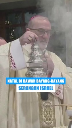 Video Perayaan Misa Natal di Gaza-Tepi Barat