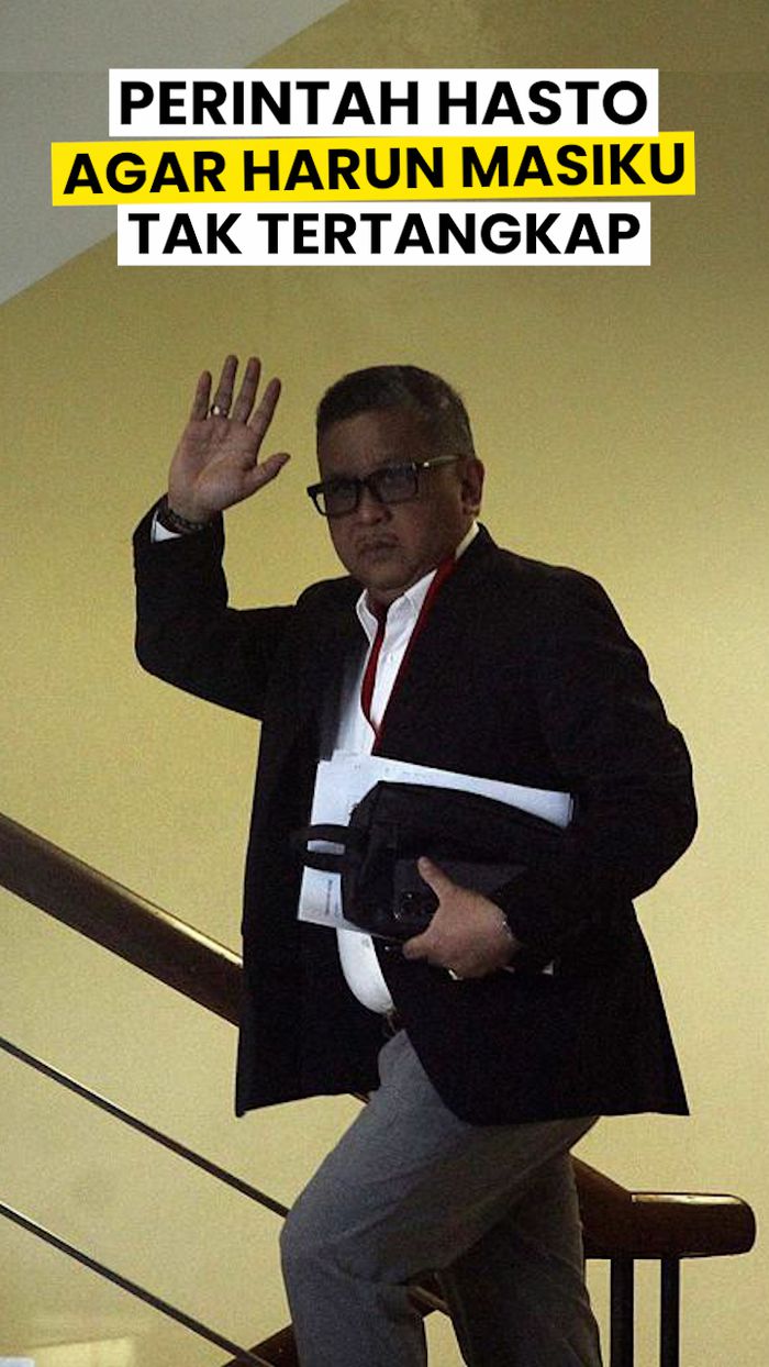 Video Terkuak, Perintah Hasto ke Harun Masiku: Rendam HP-Kabur