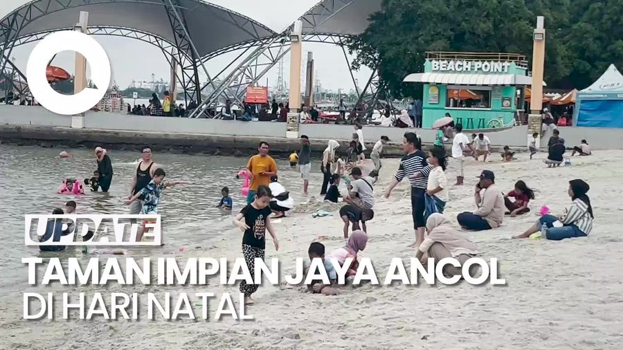 Video: Ancol Diserbu 26 Ribu Pengunjung di Libur Natal