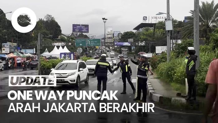 Video: Sore Ini Jalan Raya Puncak Berlaku Dua Arah