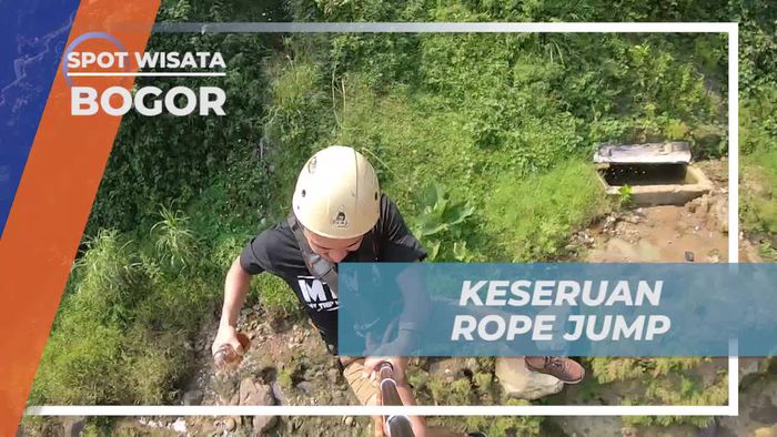Adrenalin dan Keseruan Rope Jumping di Tengah Bogor