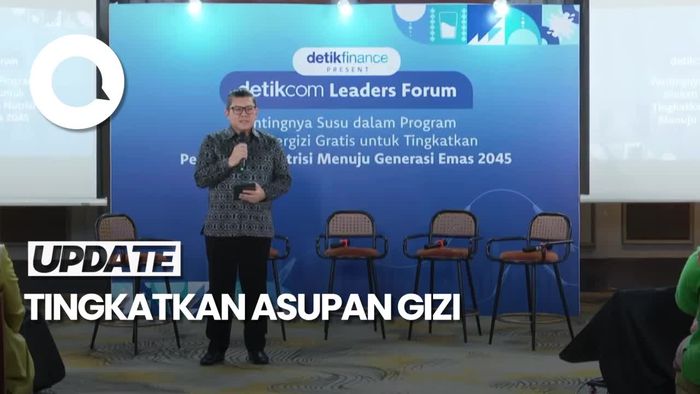 Video: Detikcom Leaders Forum Bahas Manfaat Susu di Makan Bergizi Gratis