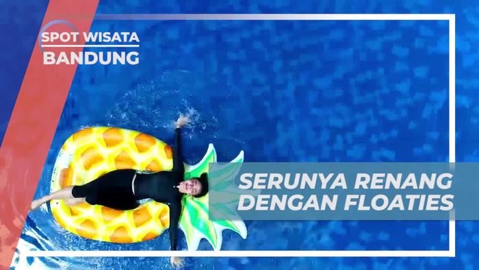 Santai Maksimal di Kolam Floatis Hotel Bandung