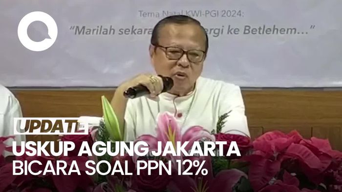 Video Uskup Agung Jakarta Soal PPN 12%: Ikuti Pemerintah Tetapi Kritis