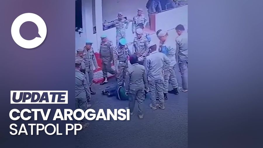 Video: Aksi Arogansi Oknum Satpol PP Gorontalo Pukul-Tendang Pemotor