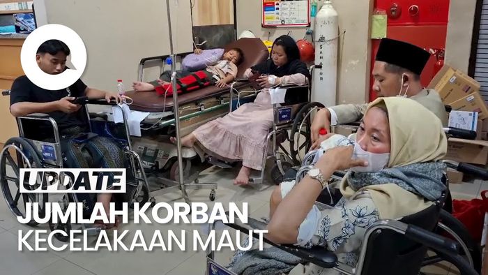 Video: Jumlah Korban Luka dalam Kecelakaan Maut Bus Peziarah di Tol Cipularang
