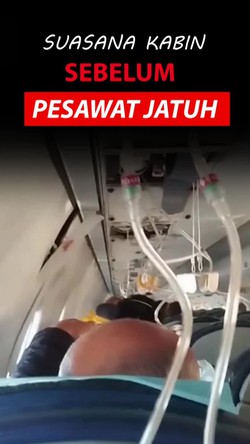 Video: Kepanikan Penumpang Sebelum Pesawat Azerbaijan Jatuh 