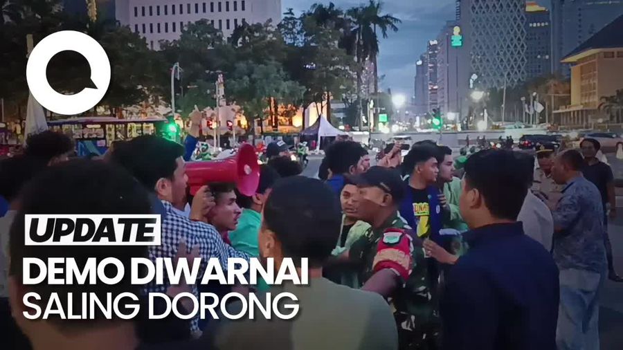 Video: Sempat Memanas, Demo Tolak PPN 12% di Jakpus Selesai