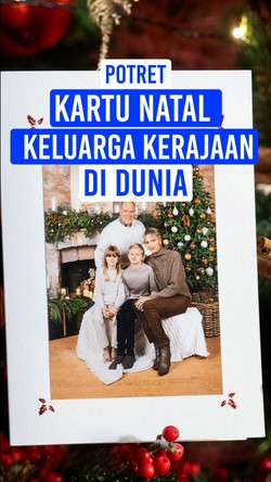Video: Ragam Kartu Natal dari Keluarga Kerajaan di Dunia