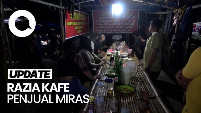 Video: Momen Polisi Razia Kafe di Hutan Maros, Musnahkan Miras Ballo