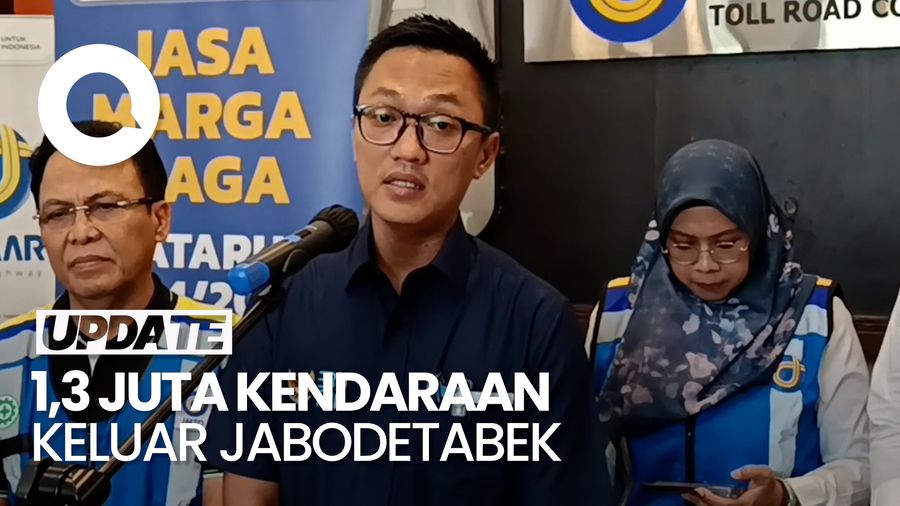 Video Wamen BUMN: Jumlah Kendaraan Keluar Jakarta Saat Libur Nataru Menurun