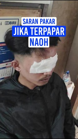 Video: Pertolongan Pertama Jika Terpapar NaOH