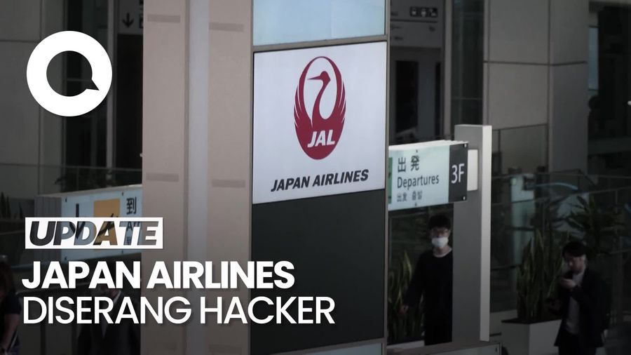 Video: Japan Airlines Diserang Hacker, Penerbangan Terganggu