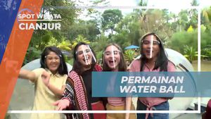 Mainkan Water Ball Seru di Cianjur