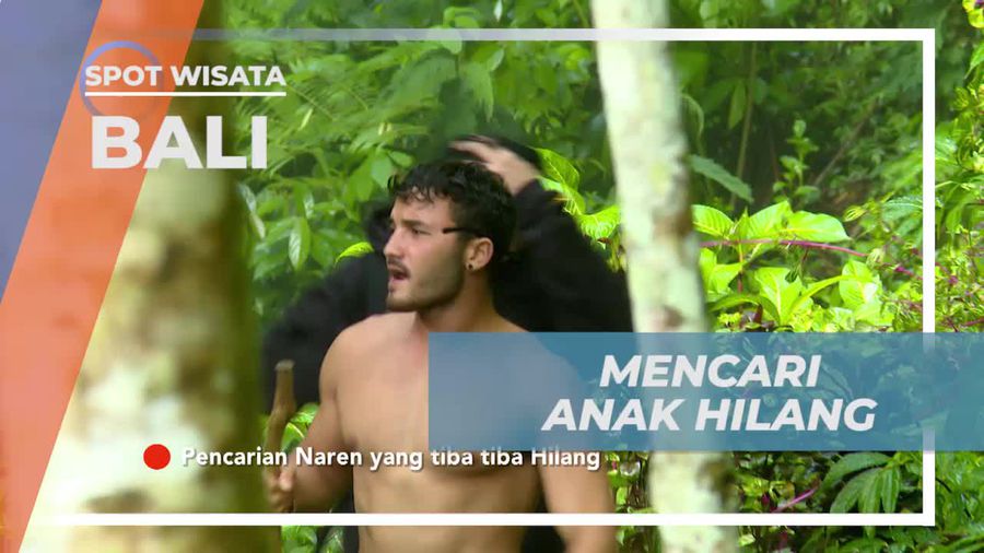 Mencari Anak yang Hilang di Hutan Dekat Air Terjun Bali