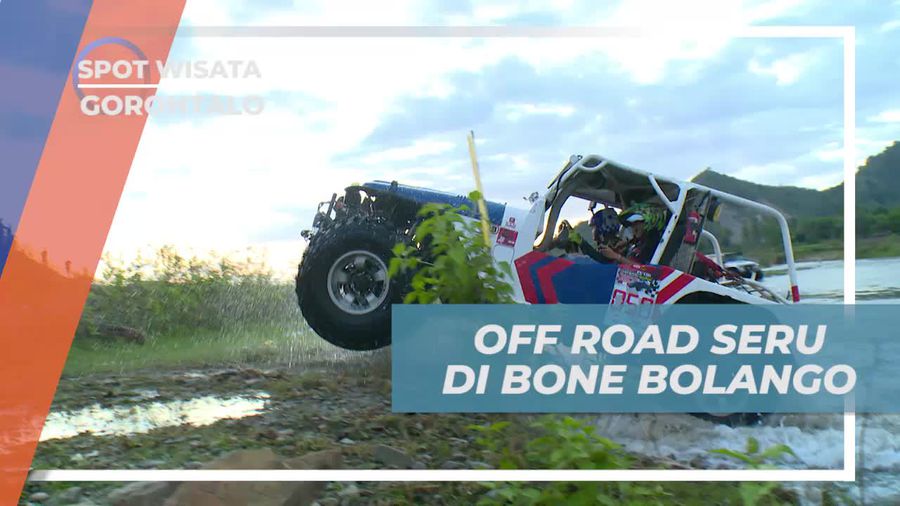 Serunya Off Road di Sungai Bone Bolango, Gorontalo