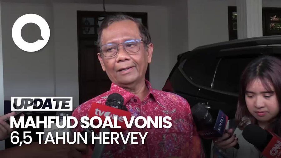 Video: Mahfud MD Sentil Vonis Harvey Moeis: Menusuk Rasa Keadilan