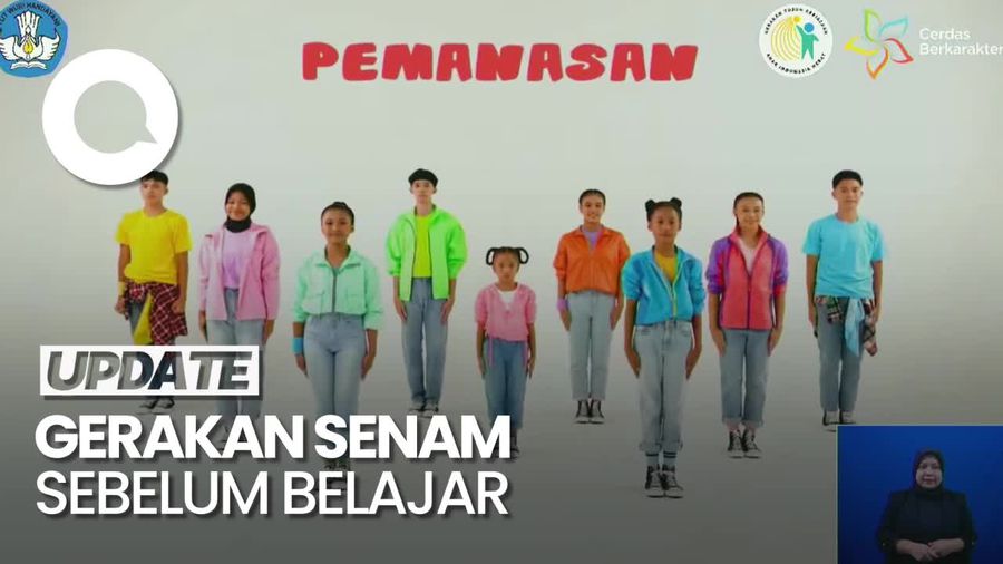 Video: Mendikdasmen Akan Wajibkan Murid Senam Sebelum Belajar, Begini Gerakannya