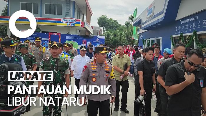 Video: Menko PMK-Kapolri Pantau Mudik Nataru di Rest Area Km 57 Tol Cikampek