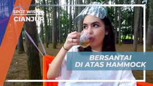 Bersantai di Hammock Sambil Nikmati Suasana Indah di Cianjur