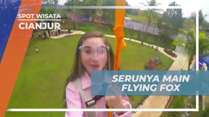 Rasakan Keseruan Naik Flying Fox di Cianjur