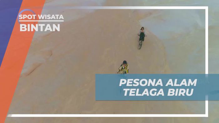 Pesona Alam Gurun Pasir Telaga Biru yang Memukau di Bintan