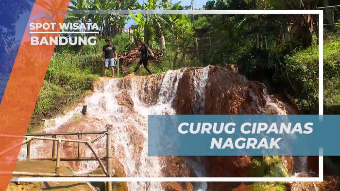Menyusuri Curug Cipanas Nagrak yang Unik di Bandung